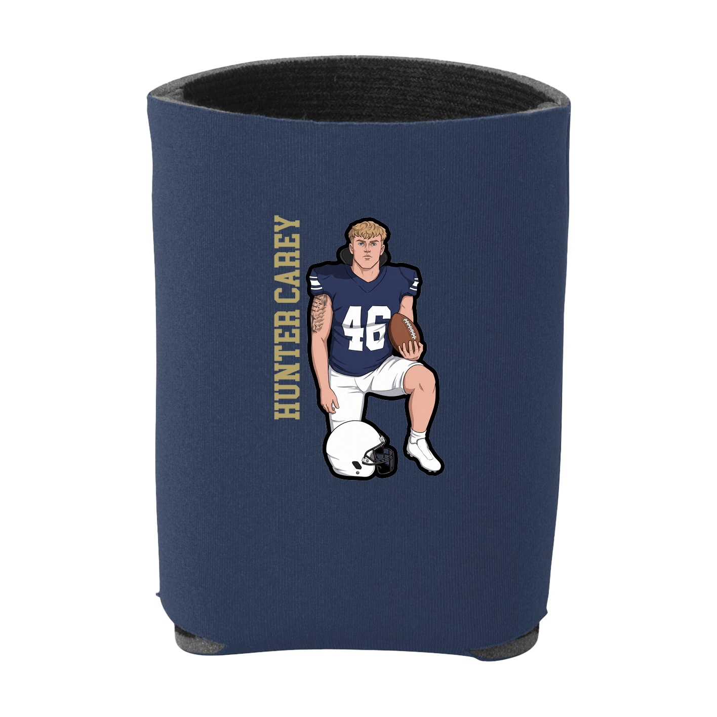 Can Holder — Name Vertical in Navy