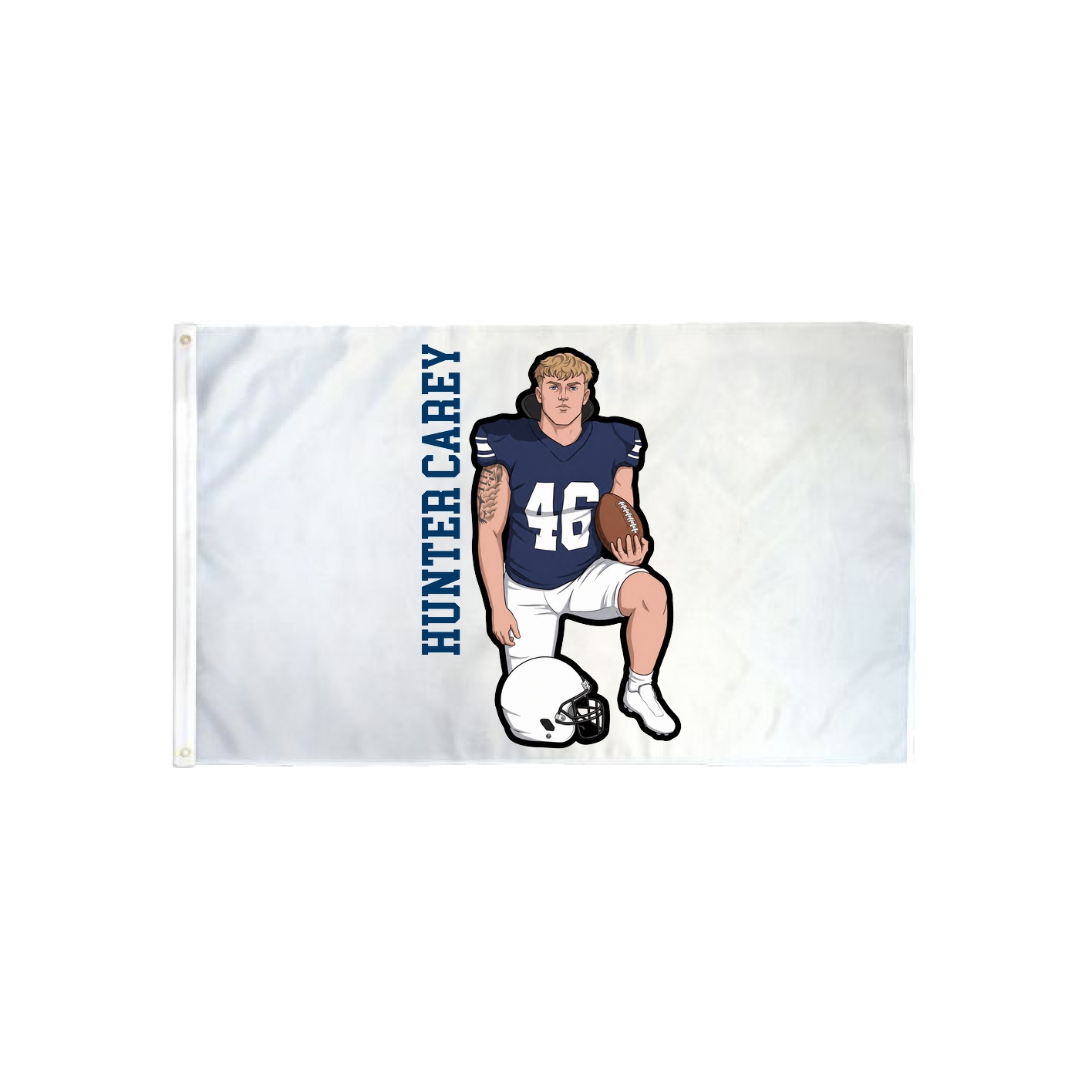 3x5 Flag — Name Vertical in Classic