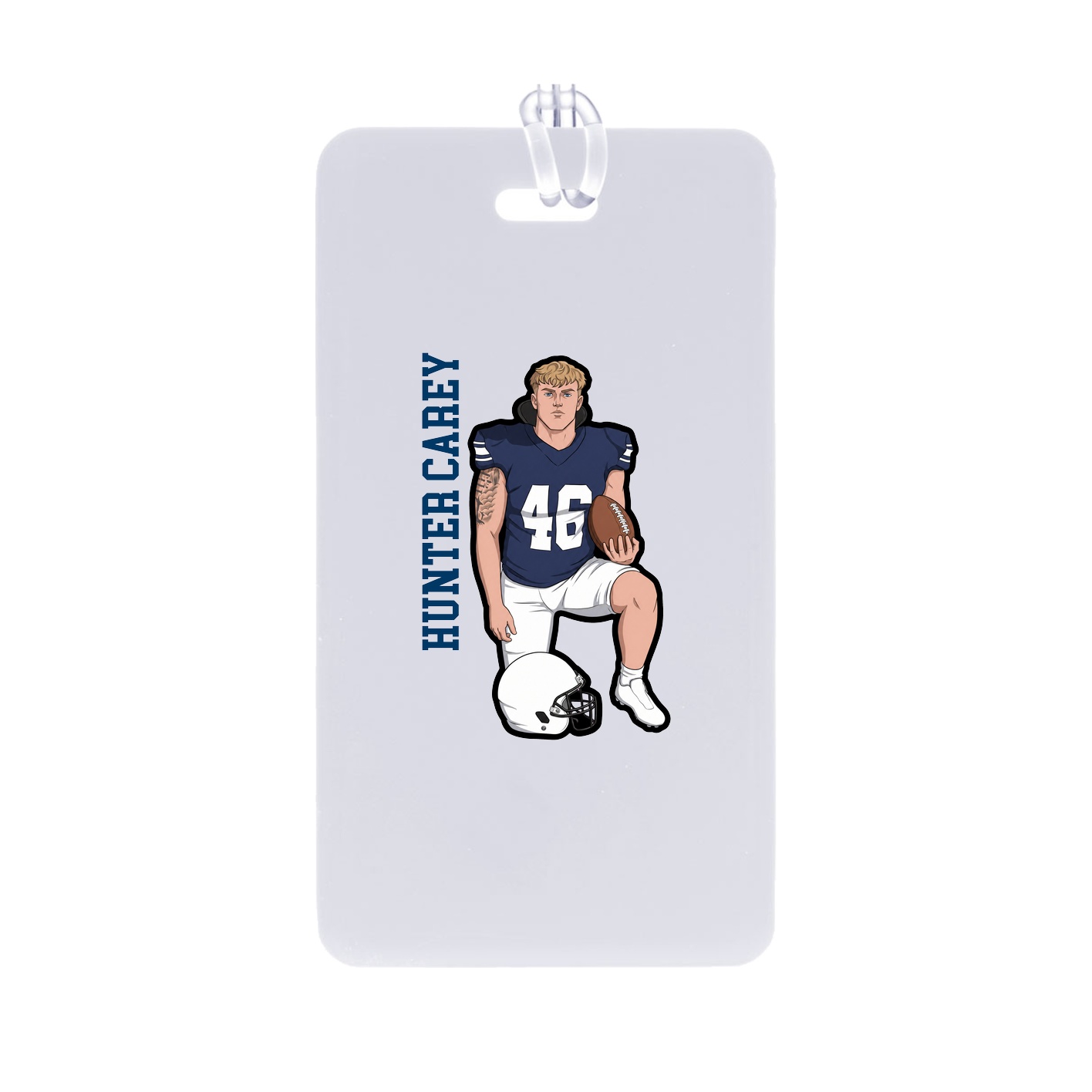 Bag Tag — Name Vertical in Classic
