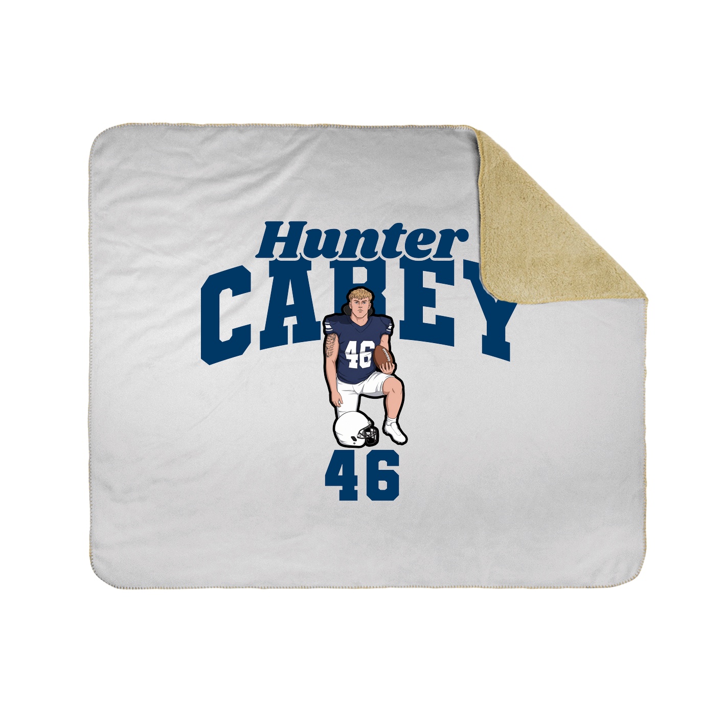 Throw Blanket — Signature Arch in White