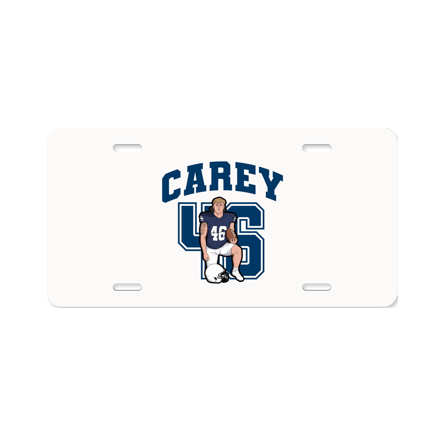 License Plate — Number in Classic
