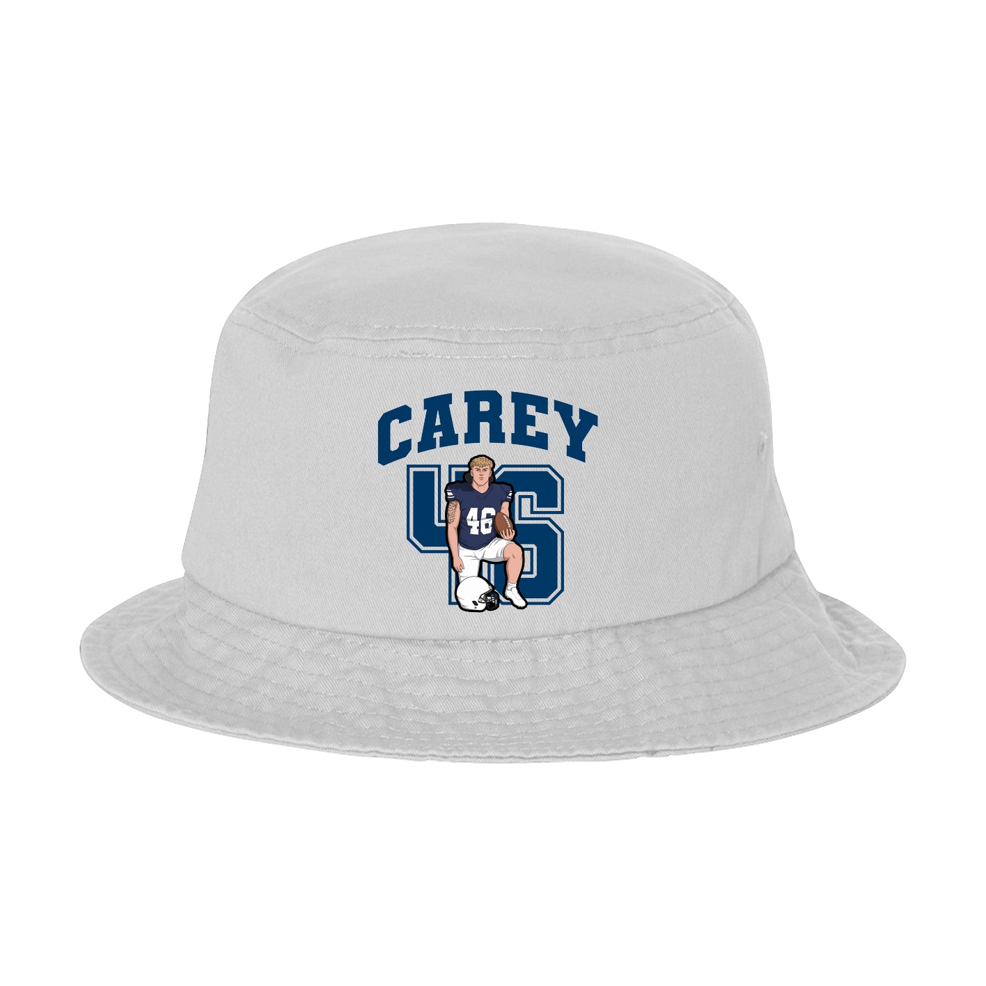 Bucket Cap — Number in White