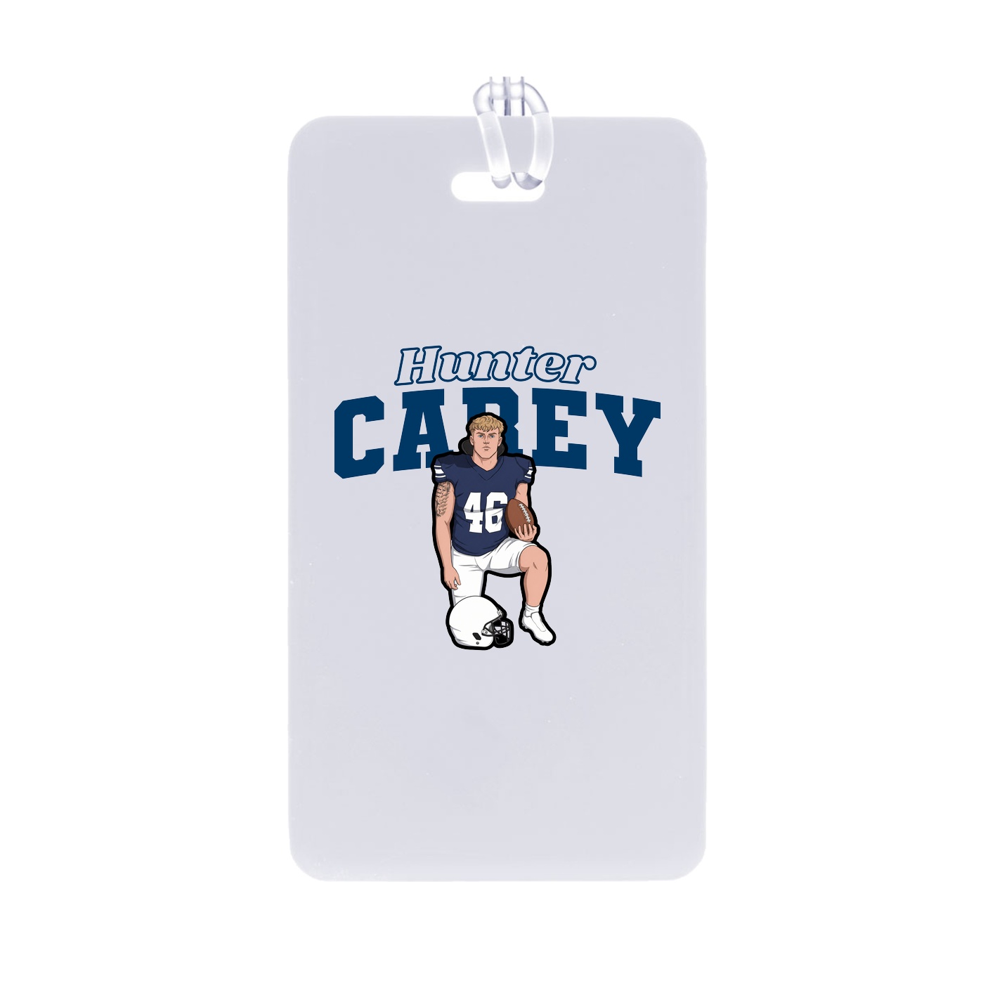 Bag Tag — Name Arch in Classic