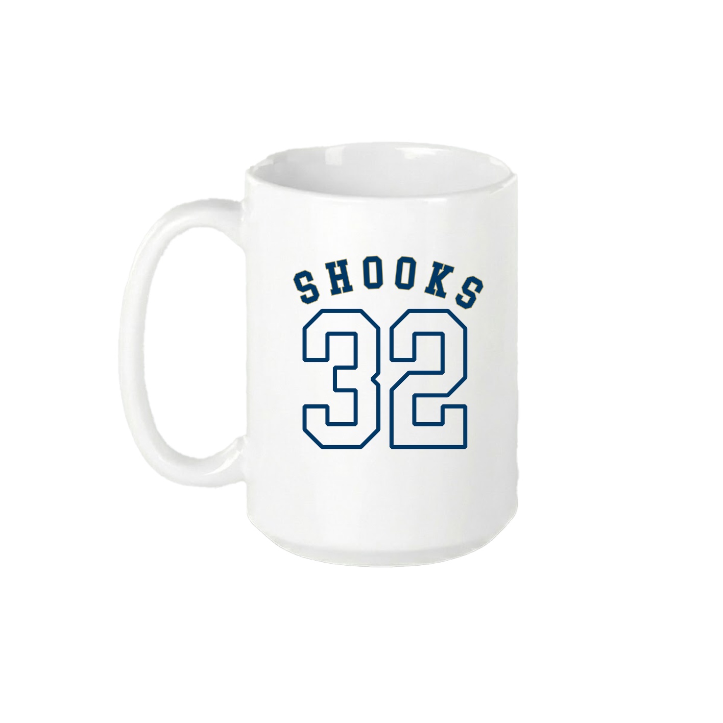 15oz Coffee Mug — Shirsey Arch in White