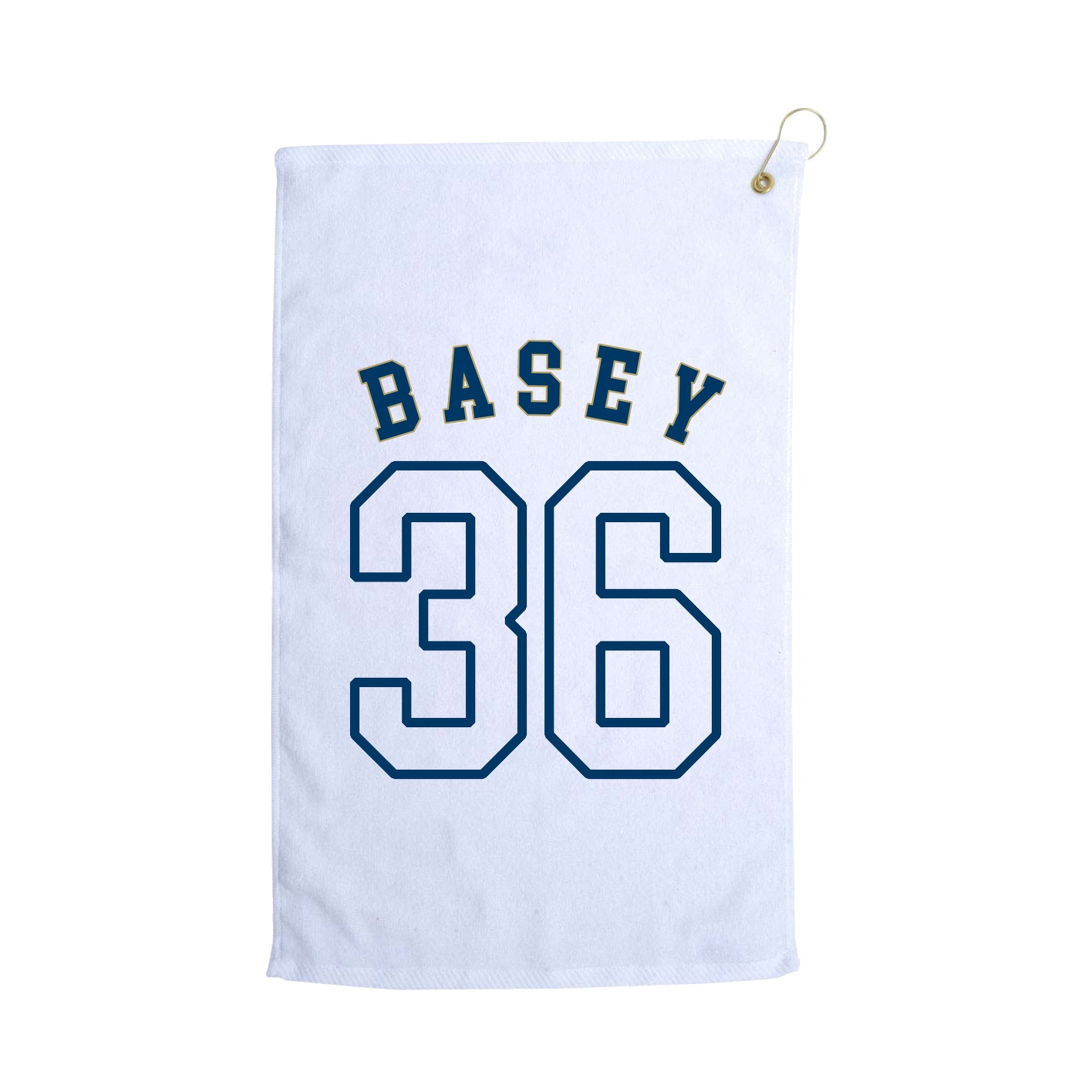 Golf Towel — Shirsey Arch in White