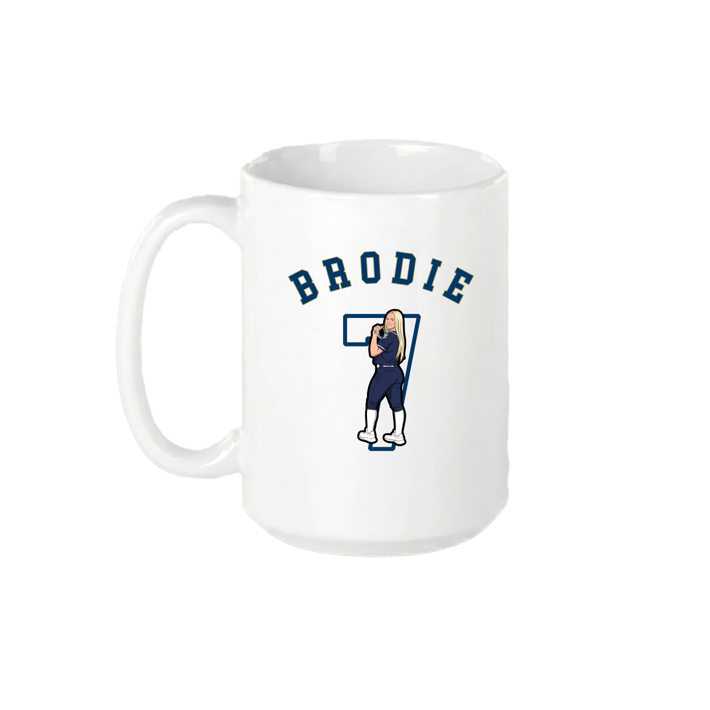 15oz Coffee Mug — Shirsey Arch in White