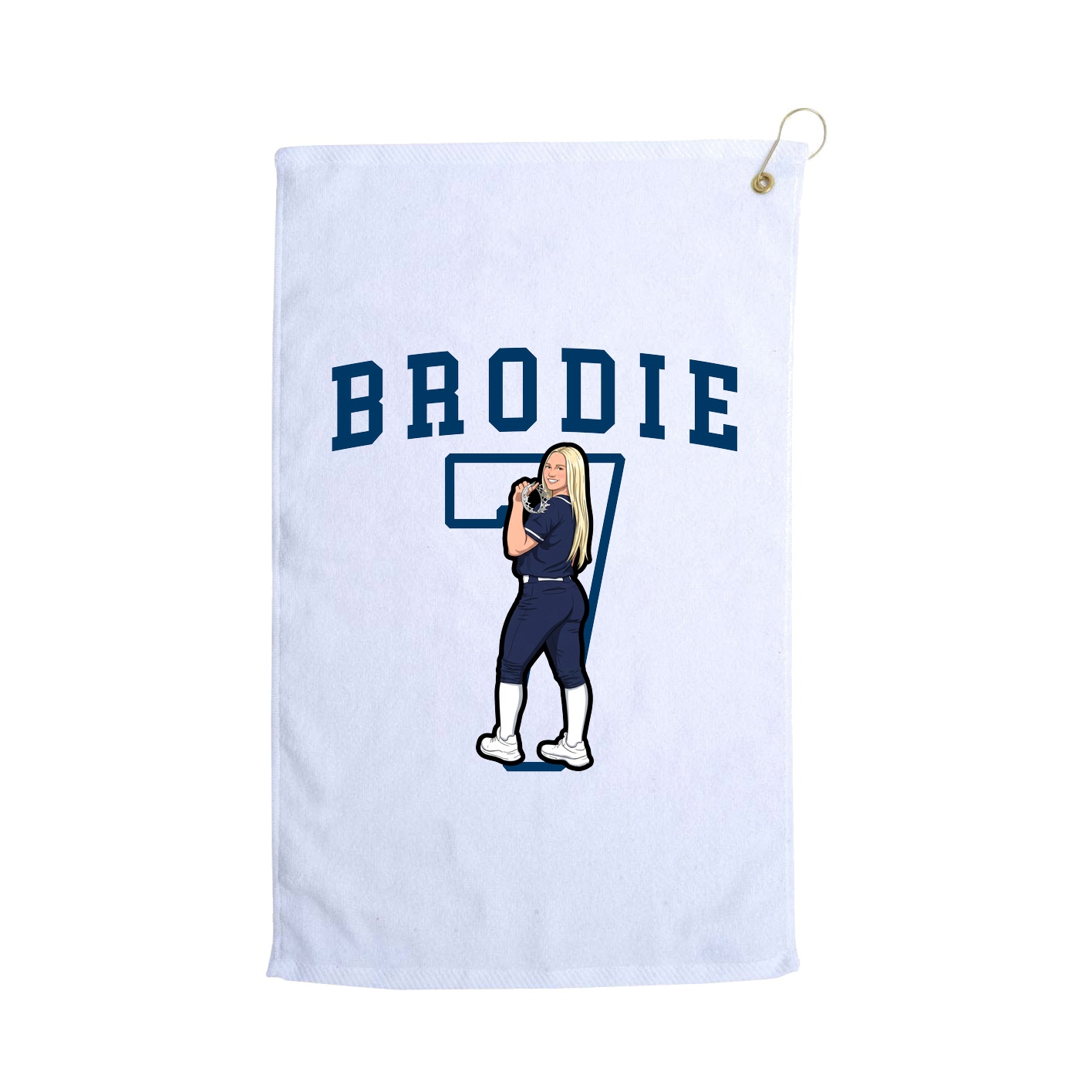 Golf Towel — Shirsey in White