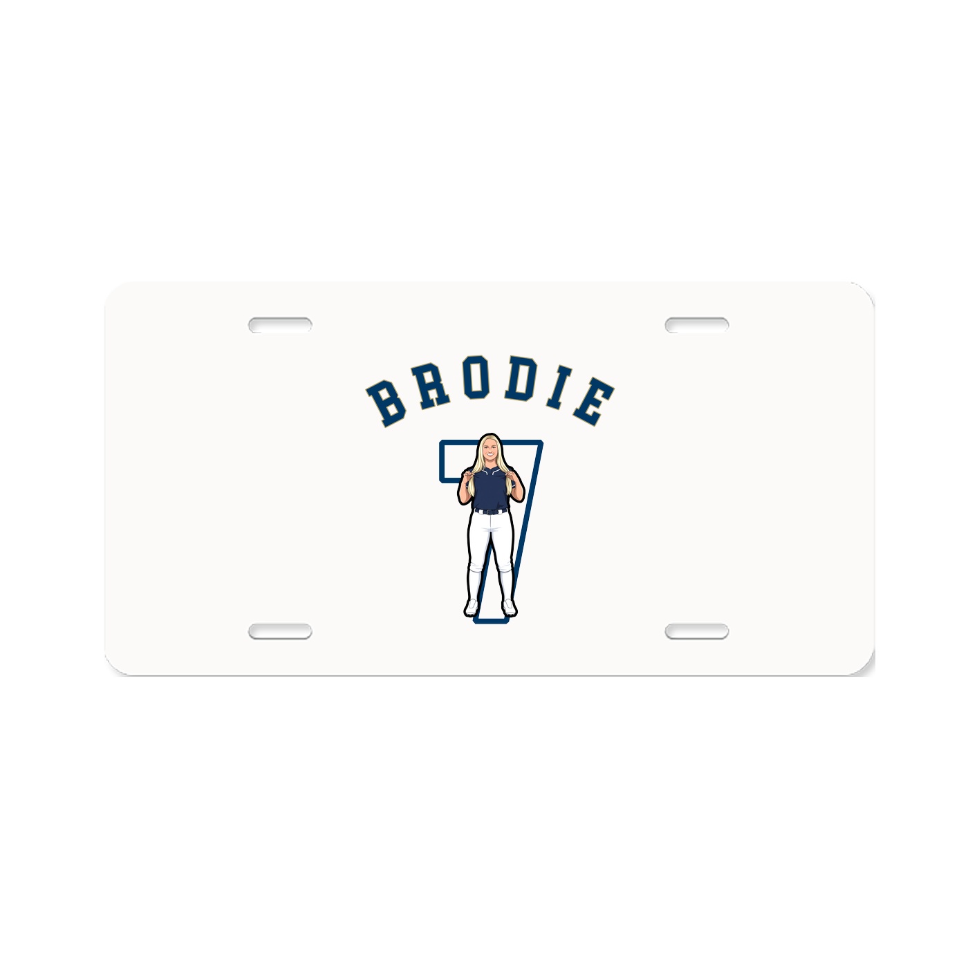 License Plate — Shirsey Arch in Classic