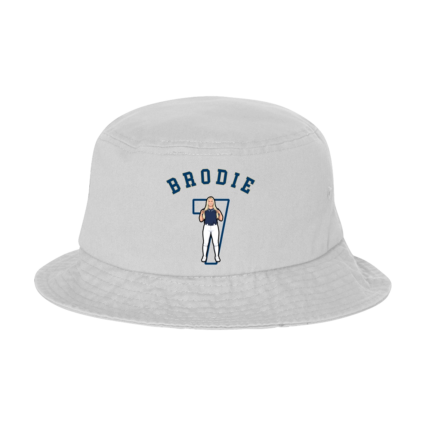 Bucket Cap — Shirsey Arch in White