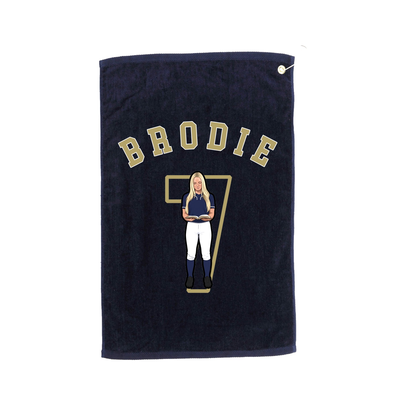 Golf Towel — Shirsey Arch in Navy