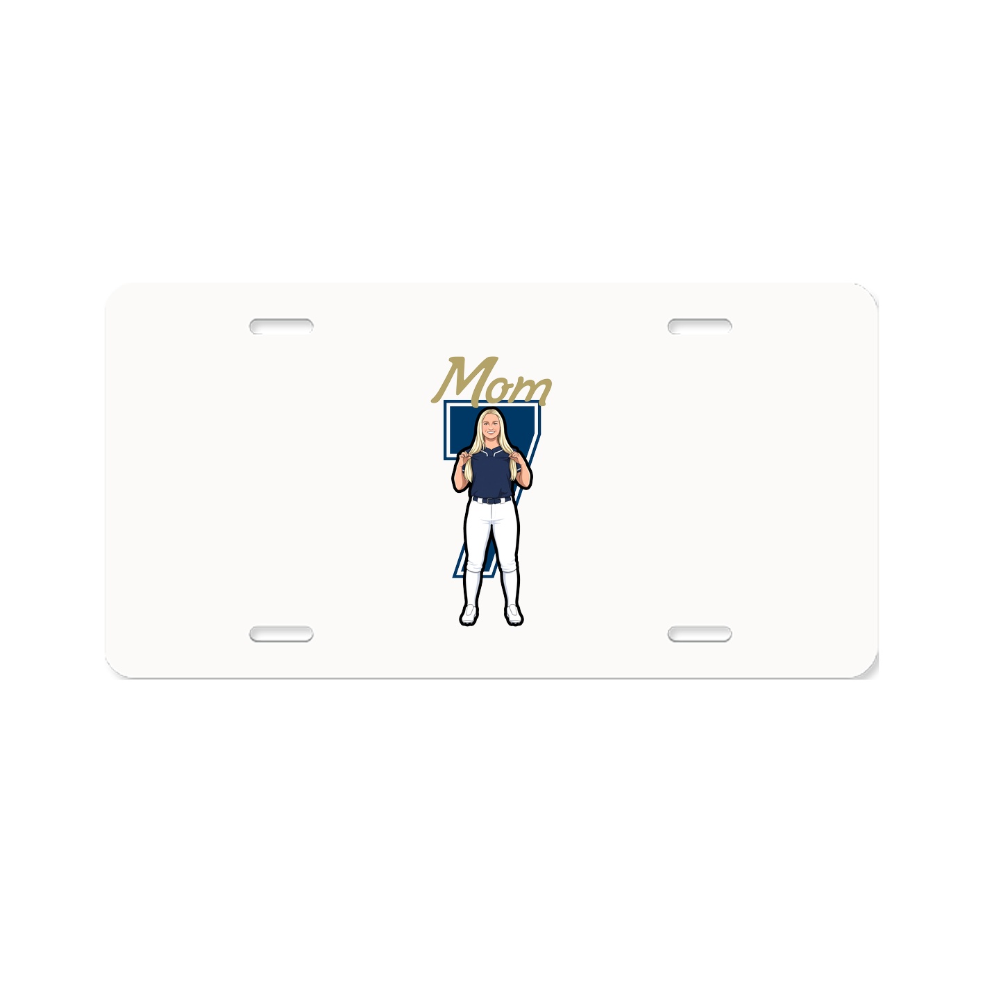 License Plate — Mothers Day Shirsey in Classic