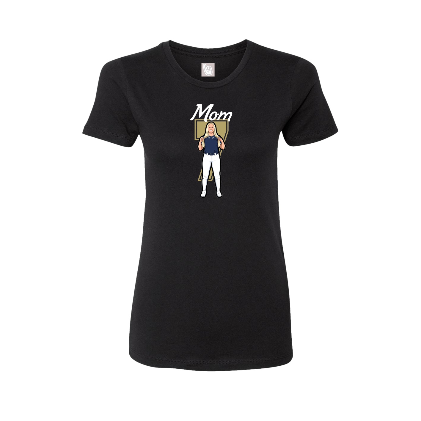 Womens Tee — Mothers Day Shirsey in Black