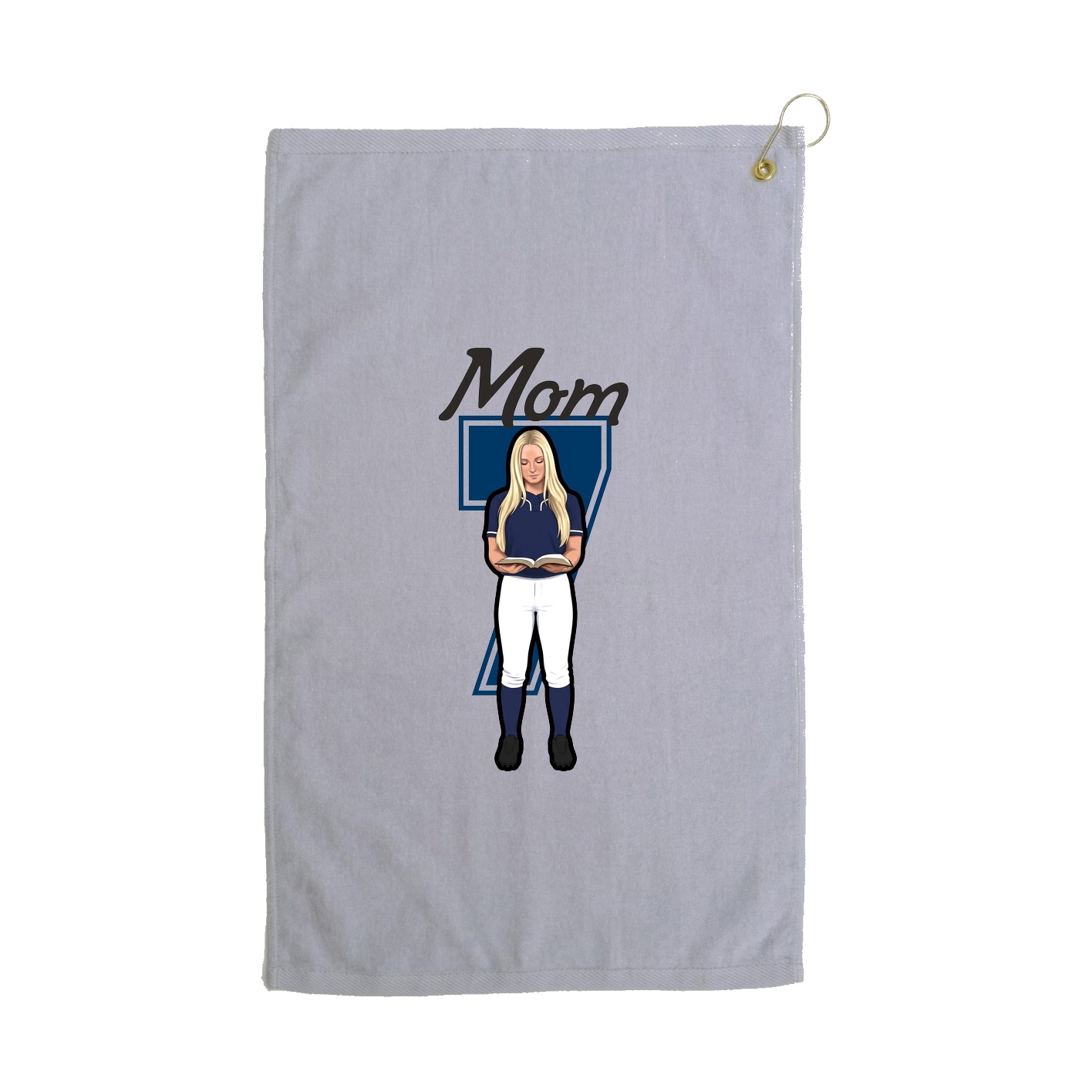 Golf Towel — Mothers Day Shirsey in Grey