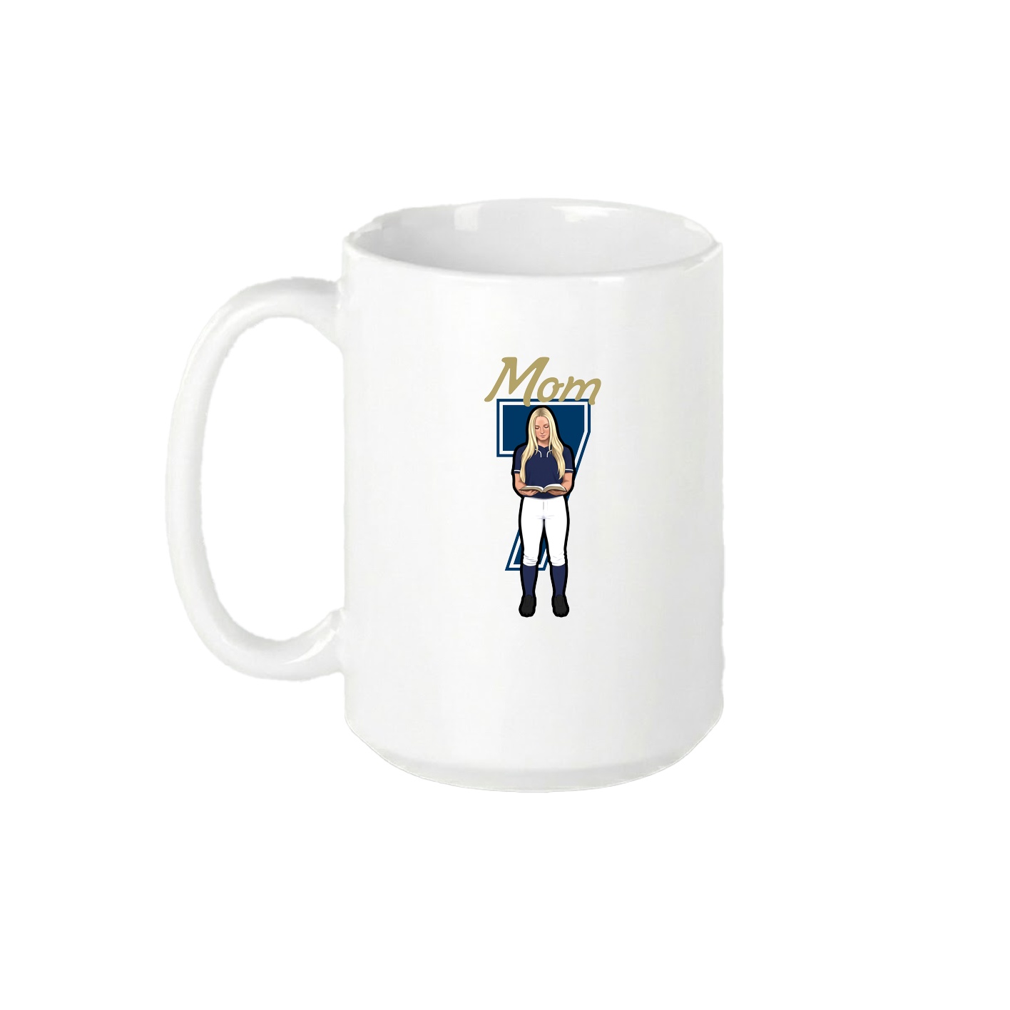 15oz Coffee Mug — Mothers Day Shirsey in White