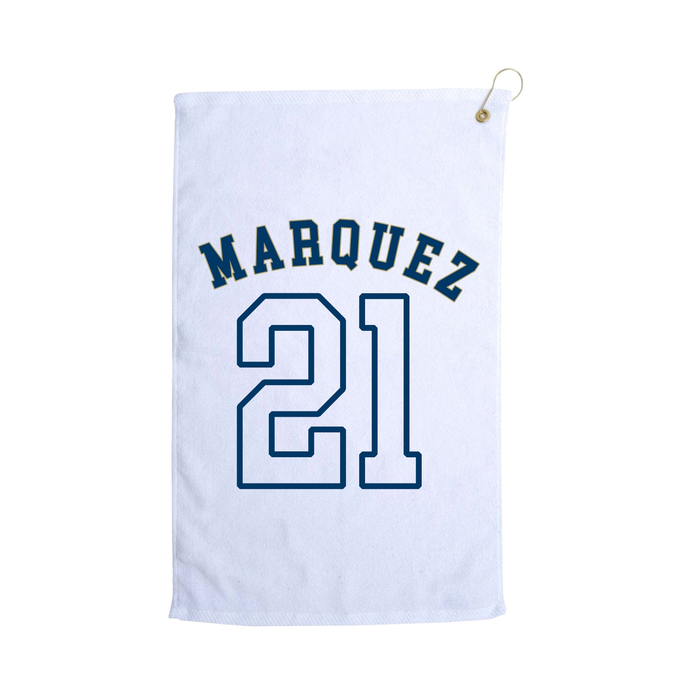 Golf Towel — Shirsey Arch in White