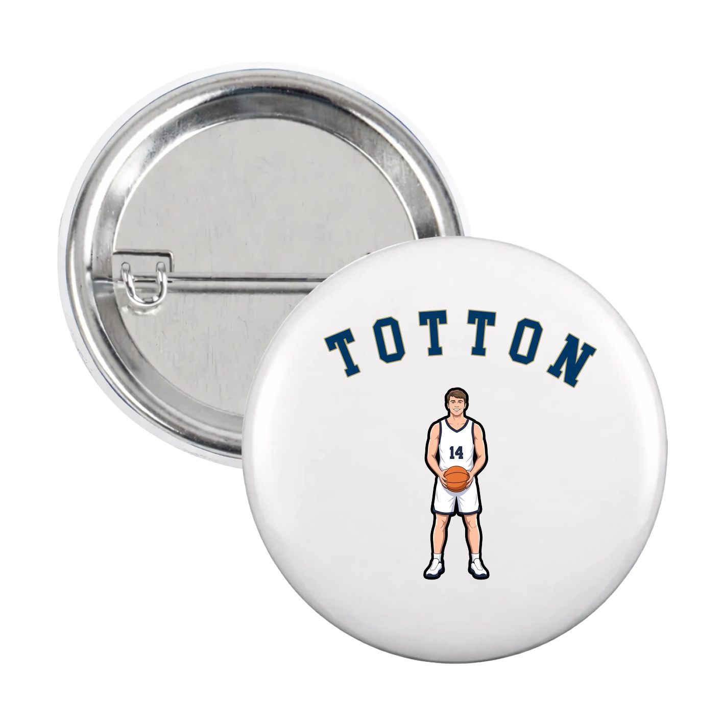 Game Day Button — Shirsey Arch in White