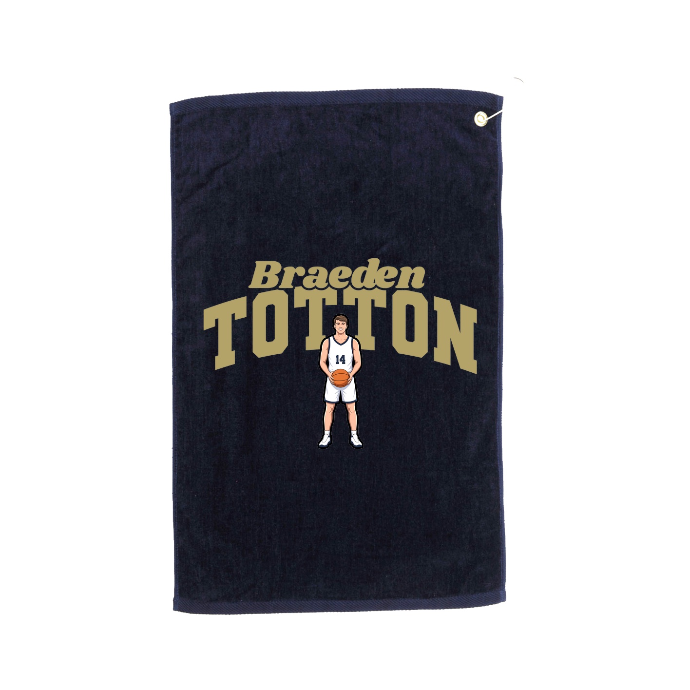 Golf Towel — Signature Arch in Navy