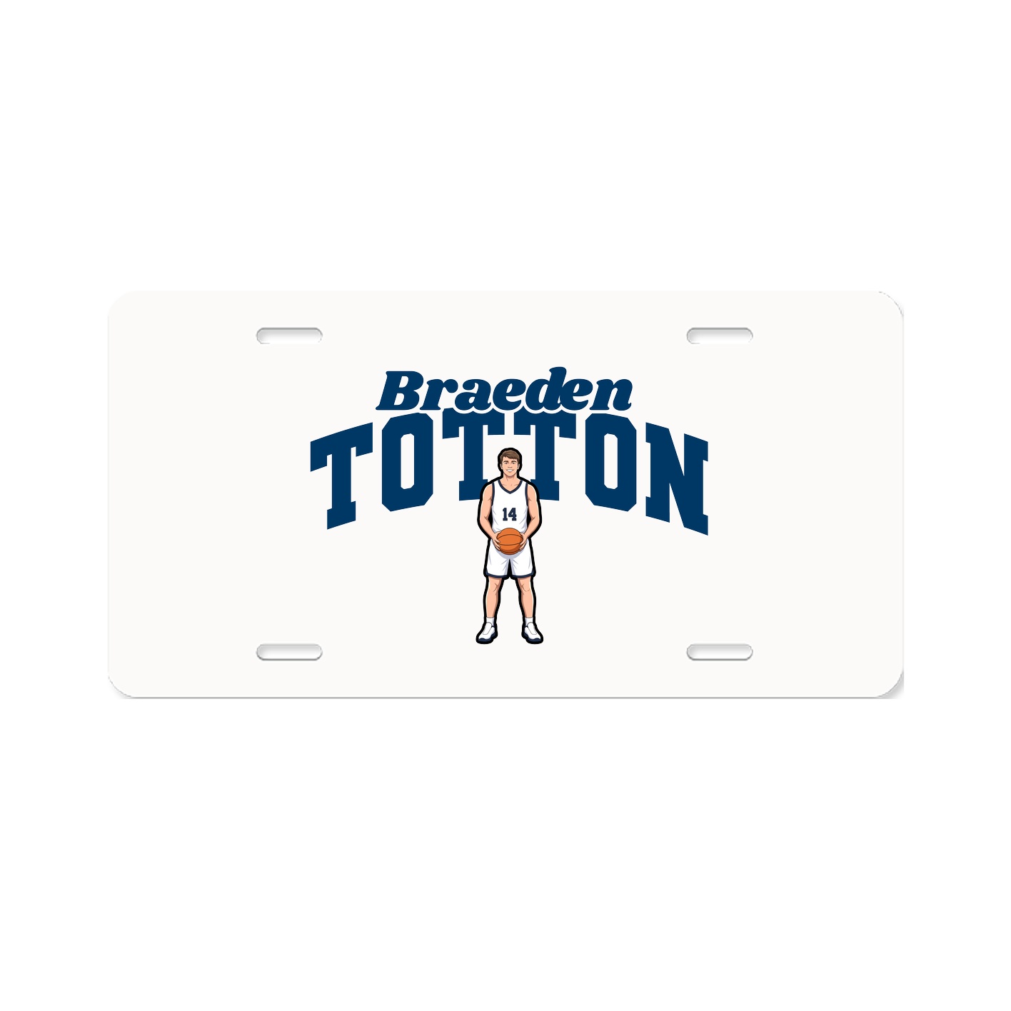 License Plate — Signature Arch in Classic
