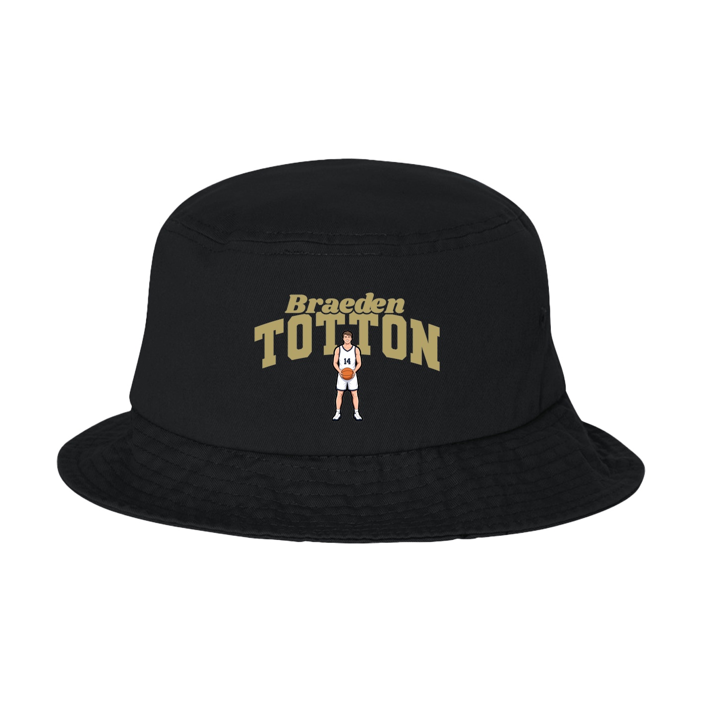 Bucket Cap — Signature Arch in Black