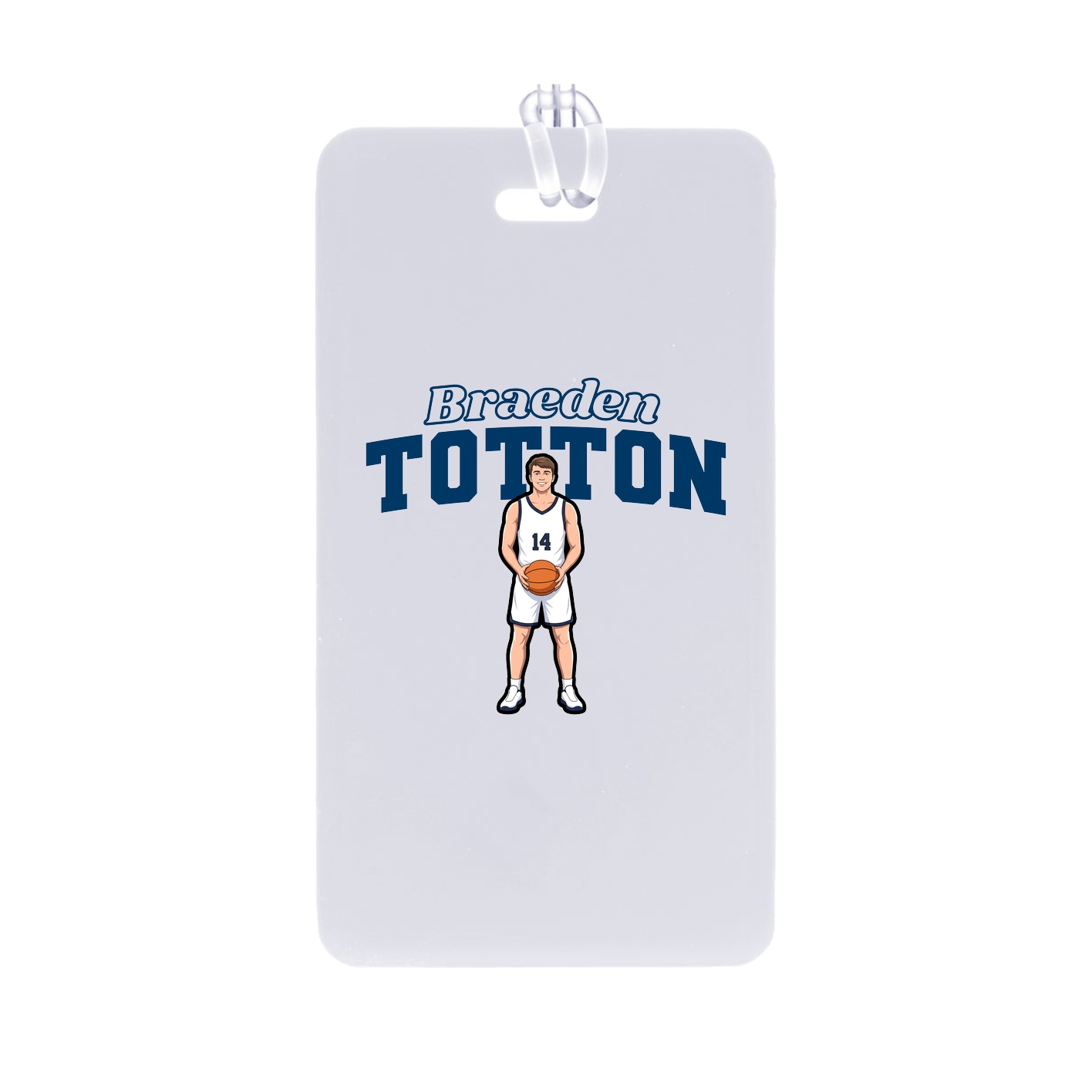 Bag Tag — Name Arch in Classic
