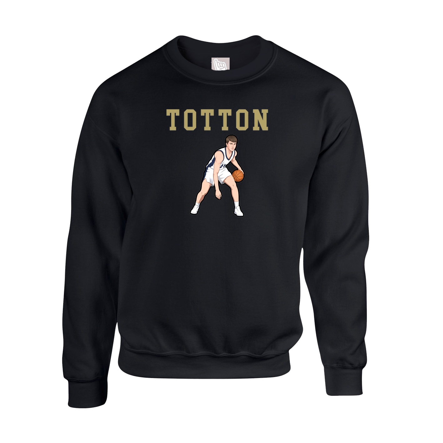 Fleece Crew — Shirsey in Black