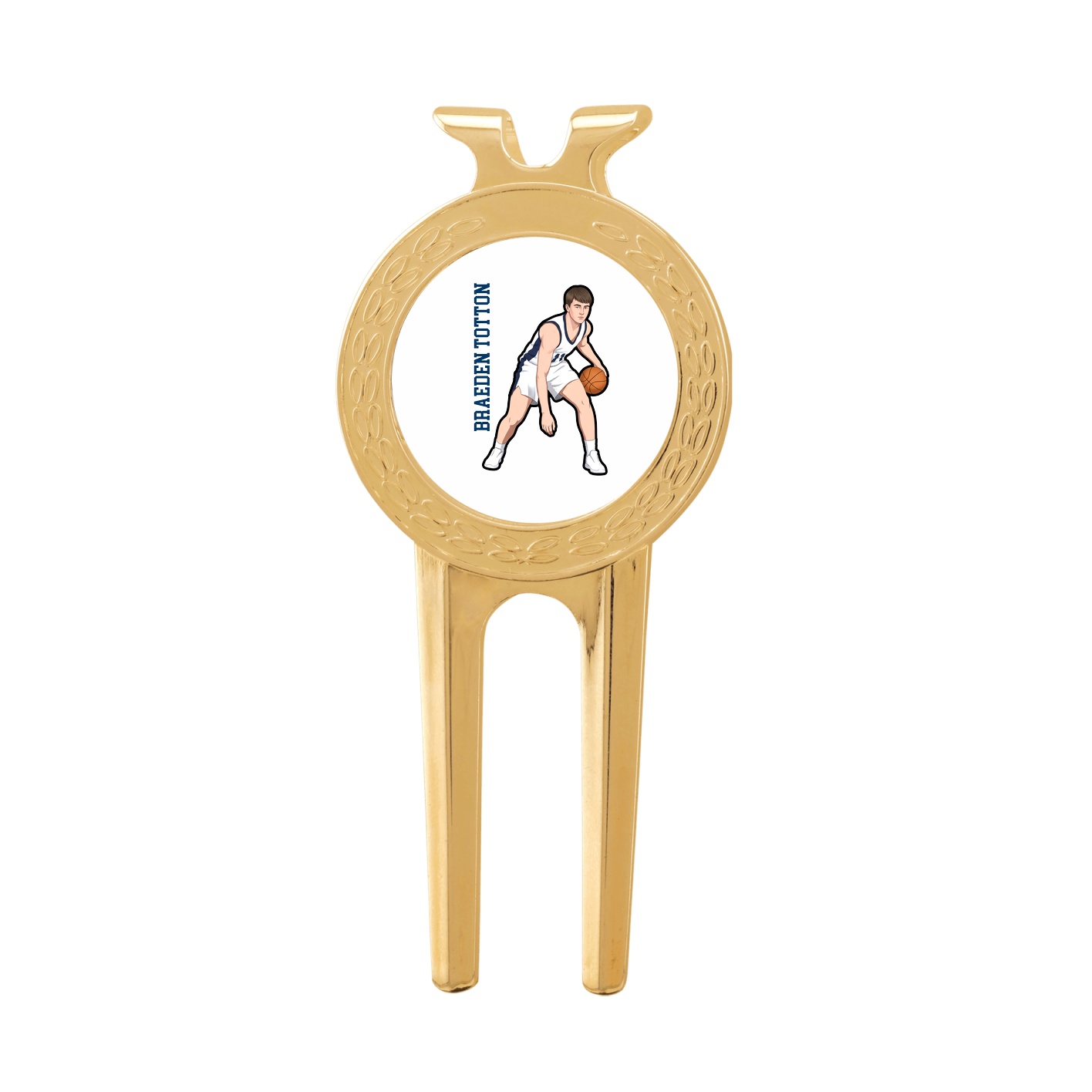 Divot Tool with Ball Marker — Name Vertical in Classic