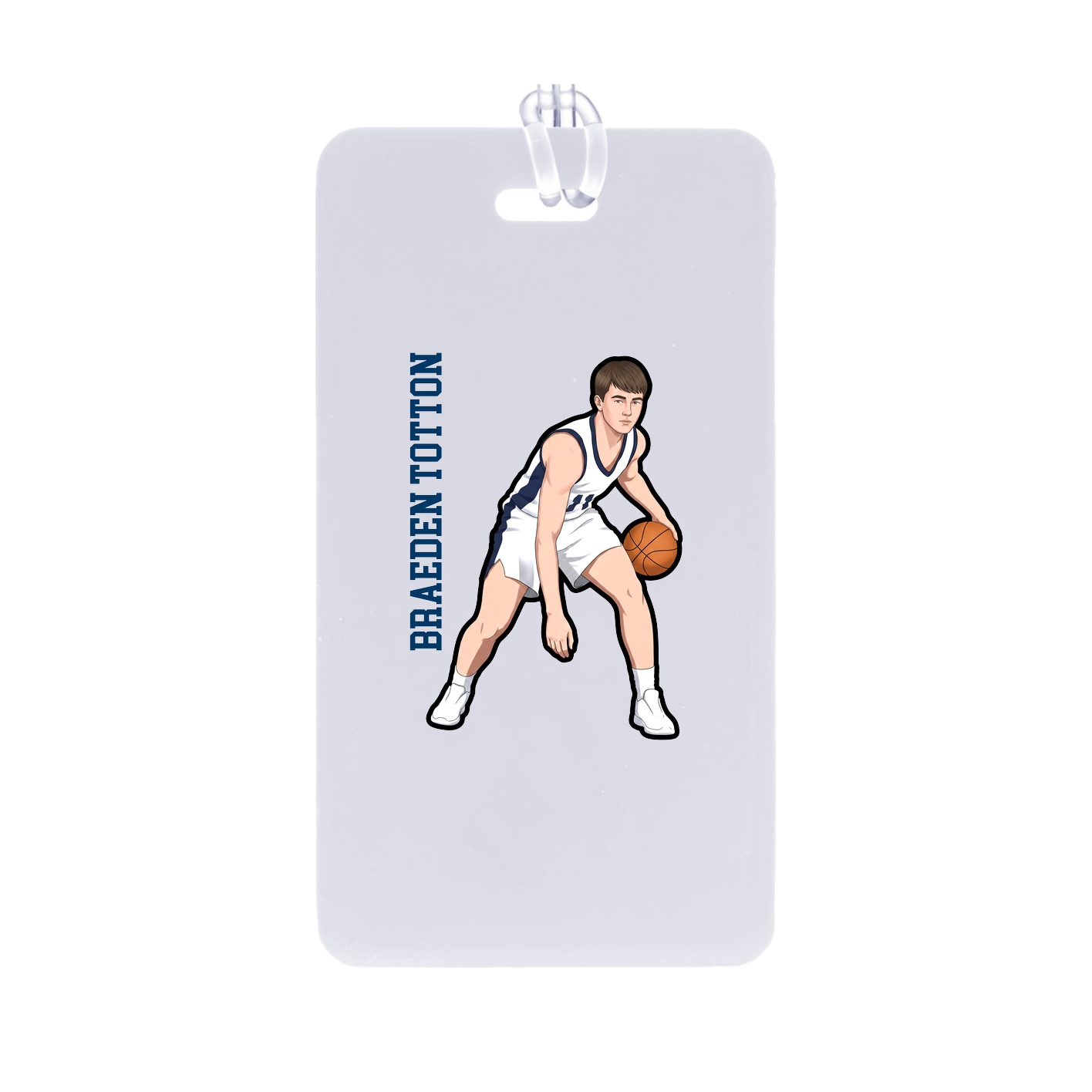 Bag Tag — Name Vertical in Classic