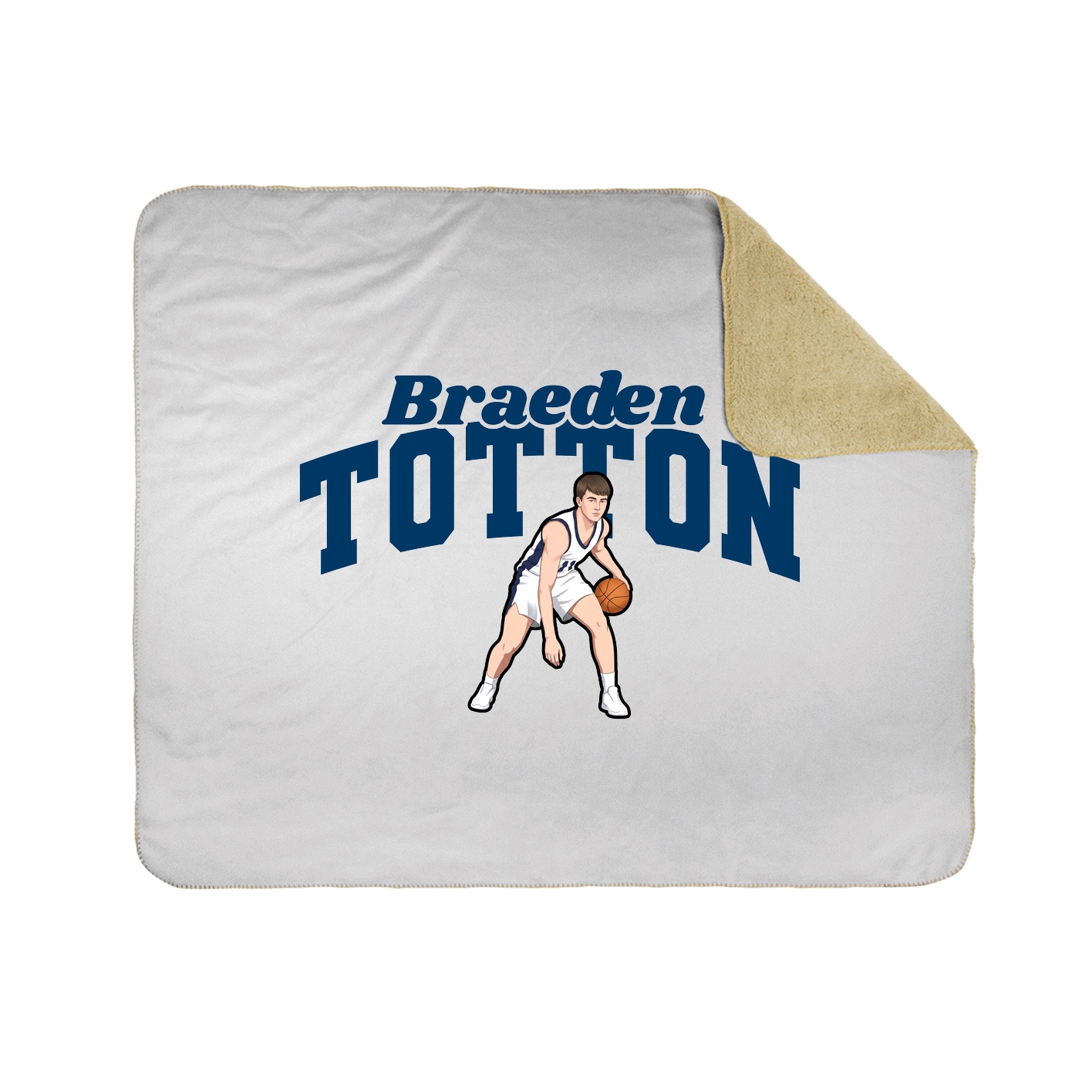 Throw Blanket — Signature Arch in White