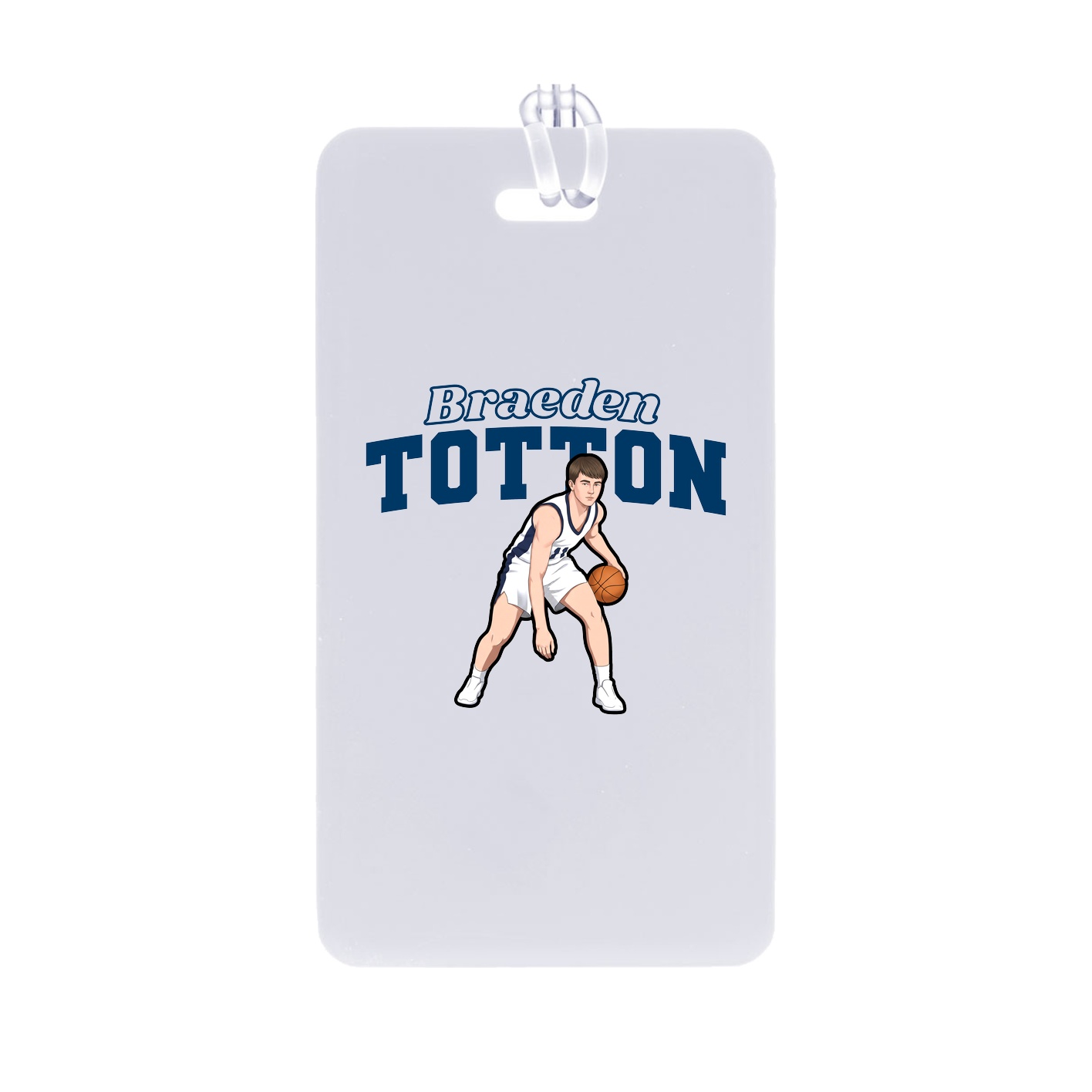 Bag Tag — Name Arch in Classic