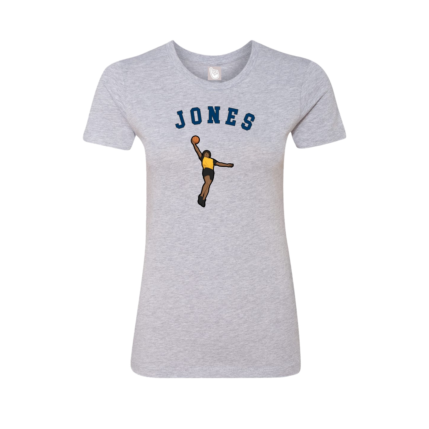 Fitted Women's Tee — Shirsey Arch in Grey