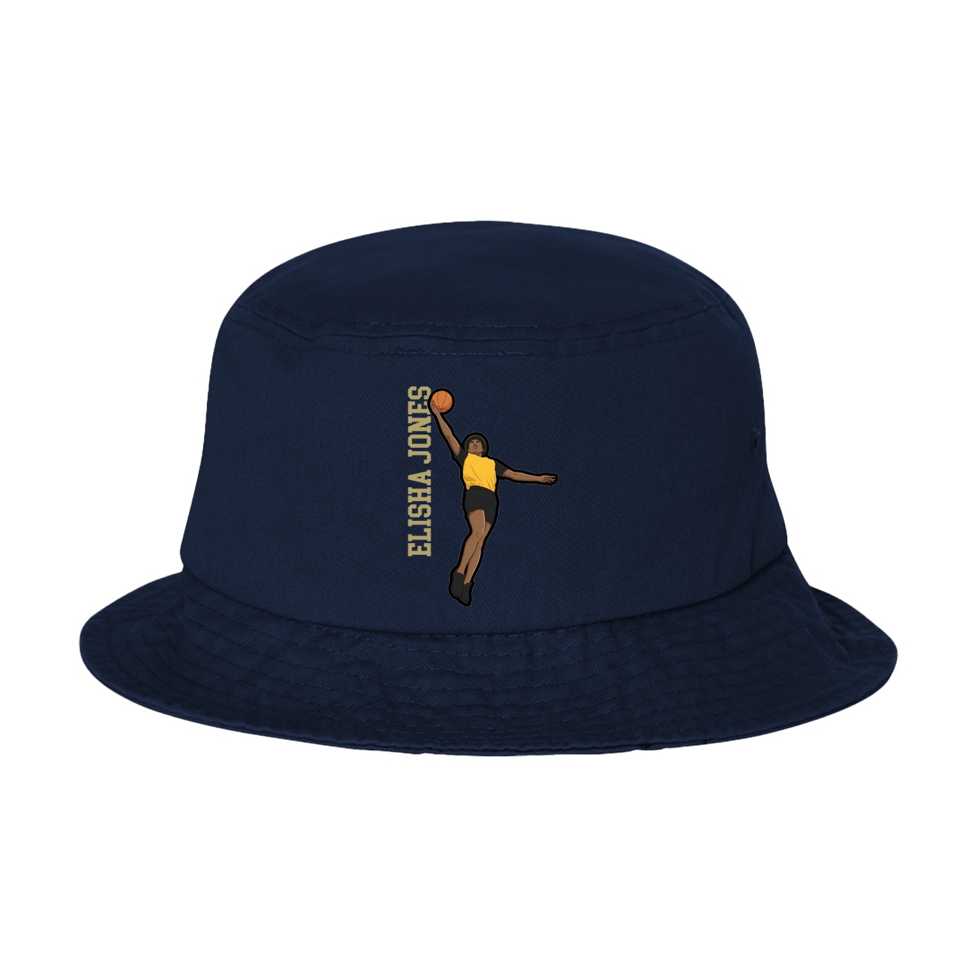 Bucket Cap — Name Vertical in Navy
