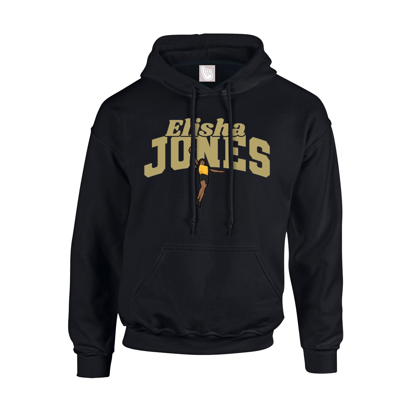 Youth Hoodie — Signature Arch in Black