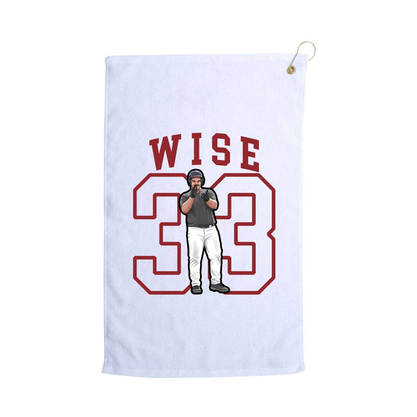 Golf Towel — Shirsey in White
