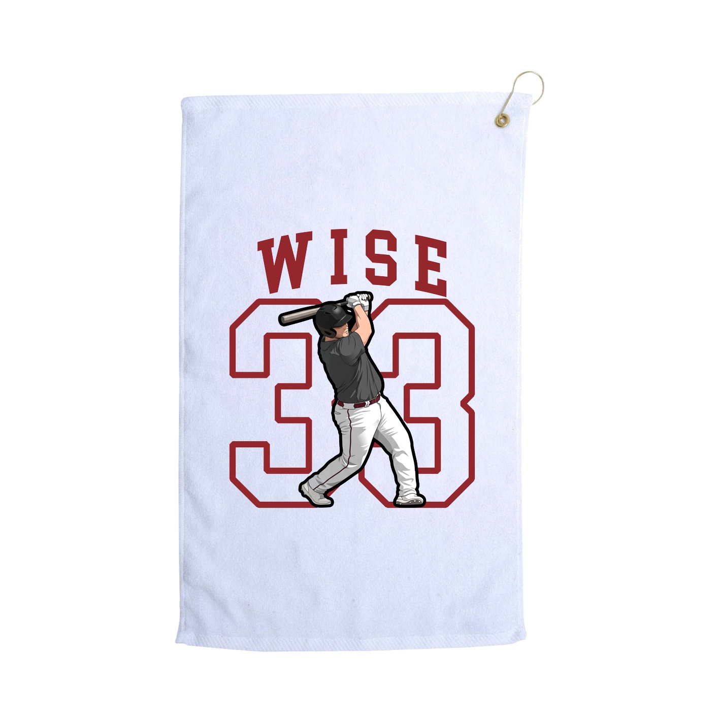 Golf Towel — Shirsey in White