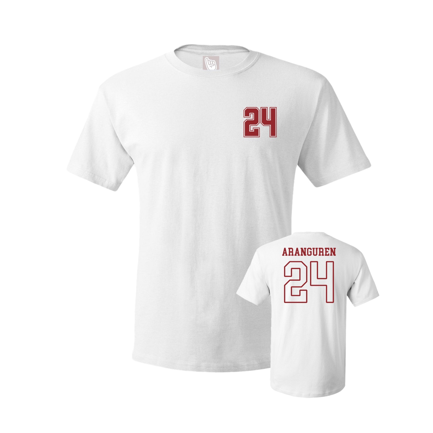 Tee — Chest Back in White