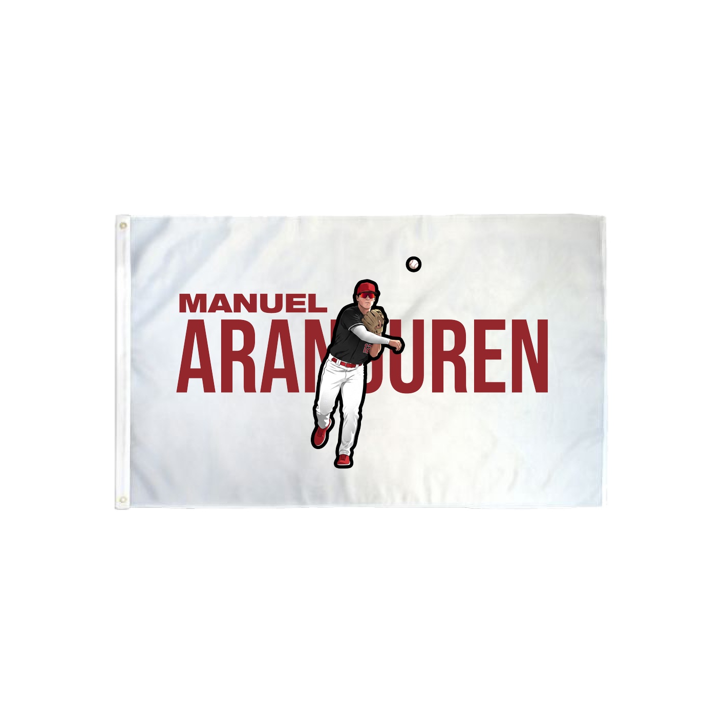 3x5 Flag — Player Name in Classic