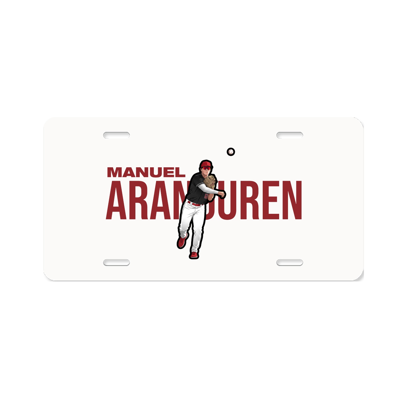 License Plate — Player Name in Classic