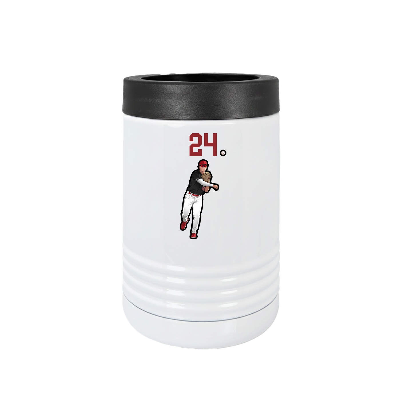 Beverage Holder — Number Top in White