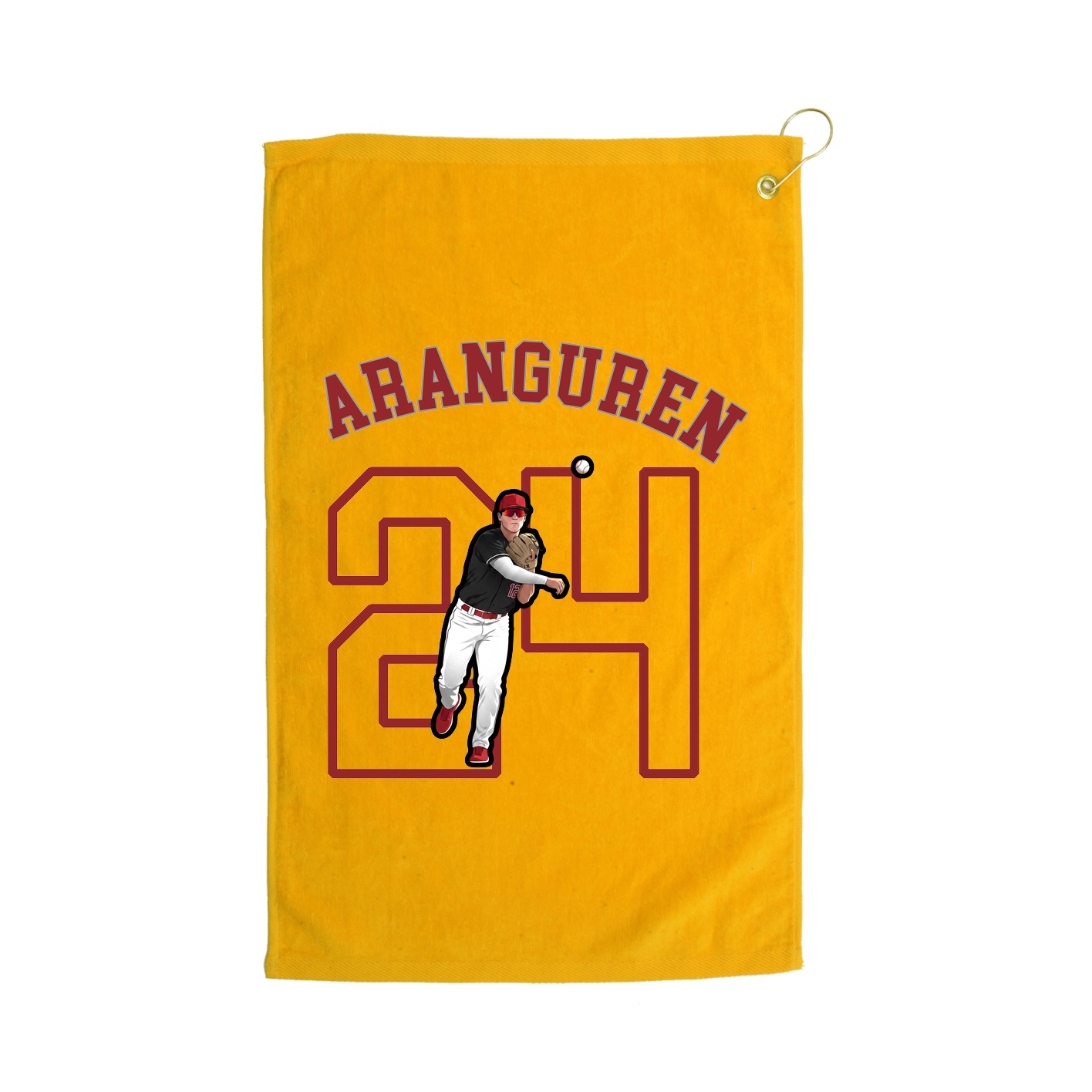 Golf Towel — Shirsey Arch in Gold