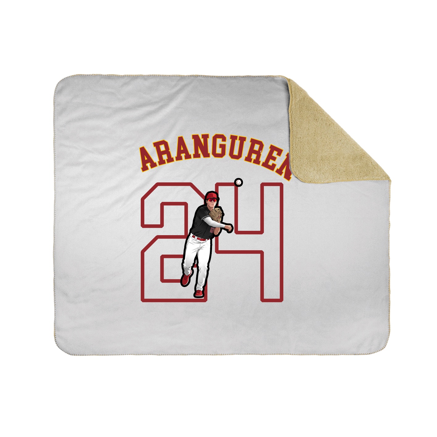 Throw Blanket — Shirsey Arch in White