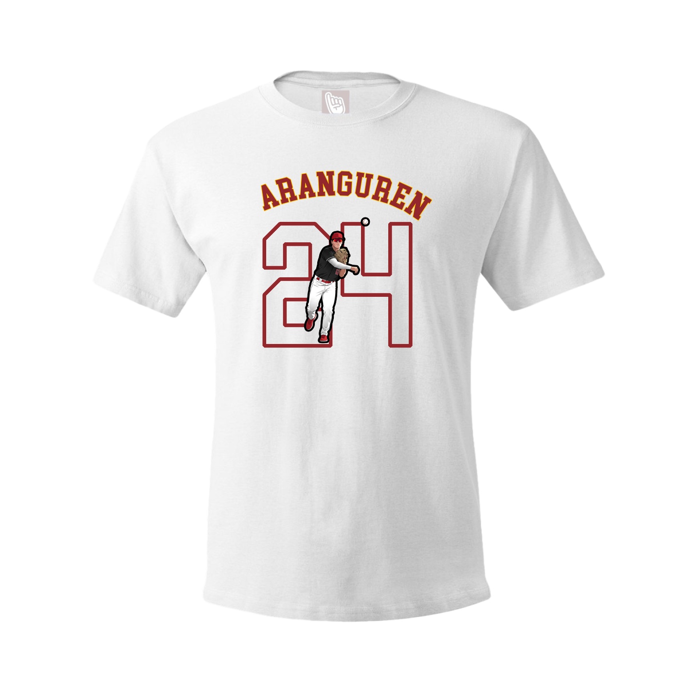Tee — Shirsey Arch in White