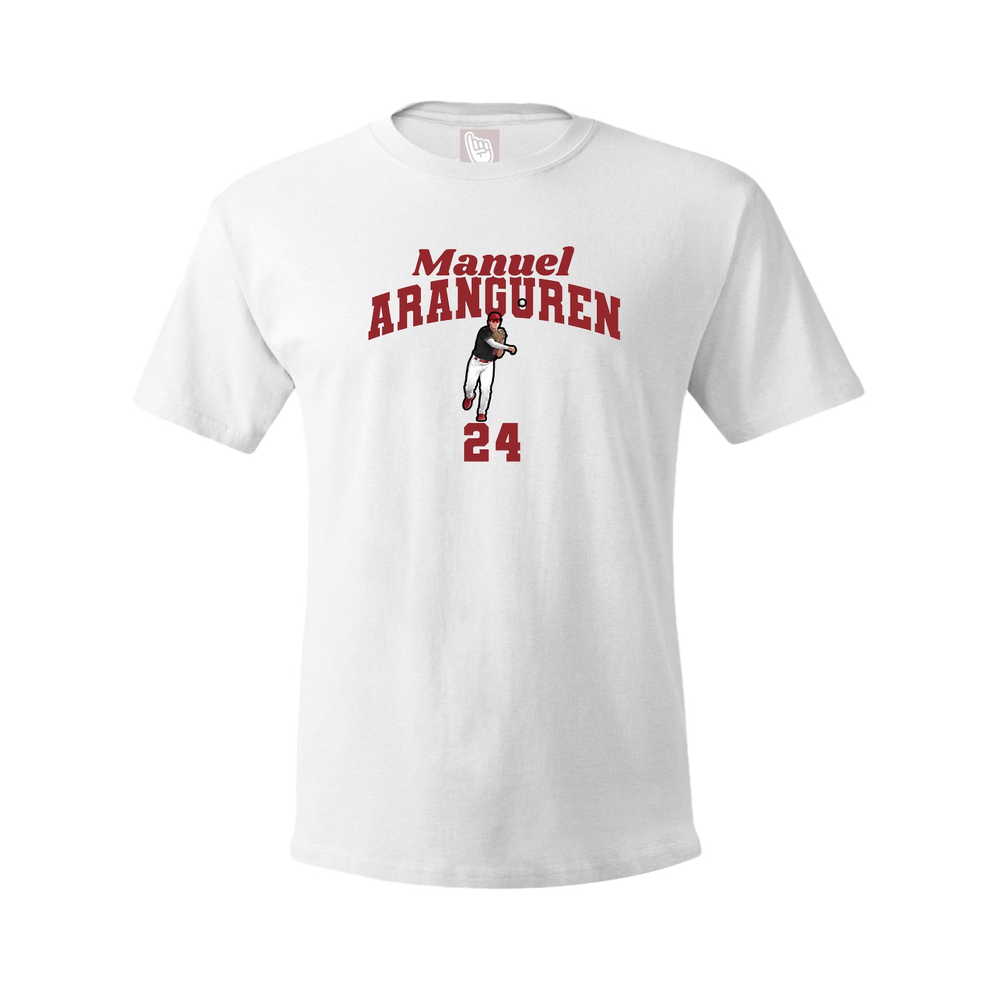 Youth Tee — Signature Arch in White