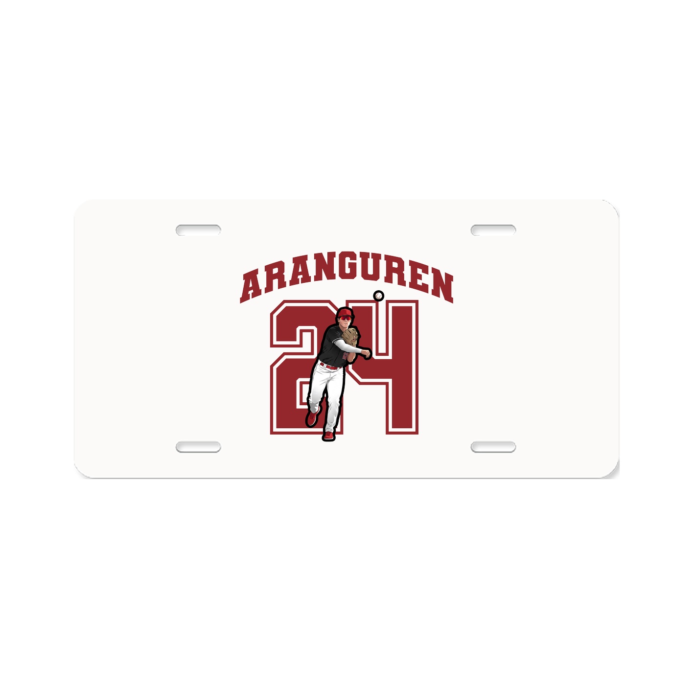 License Plate — Number in Classic