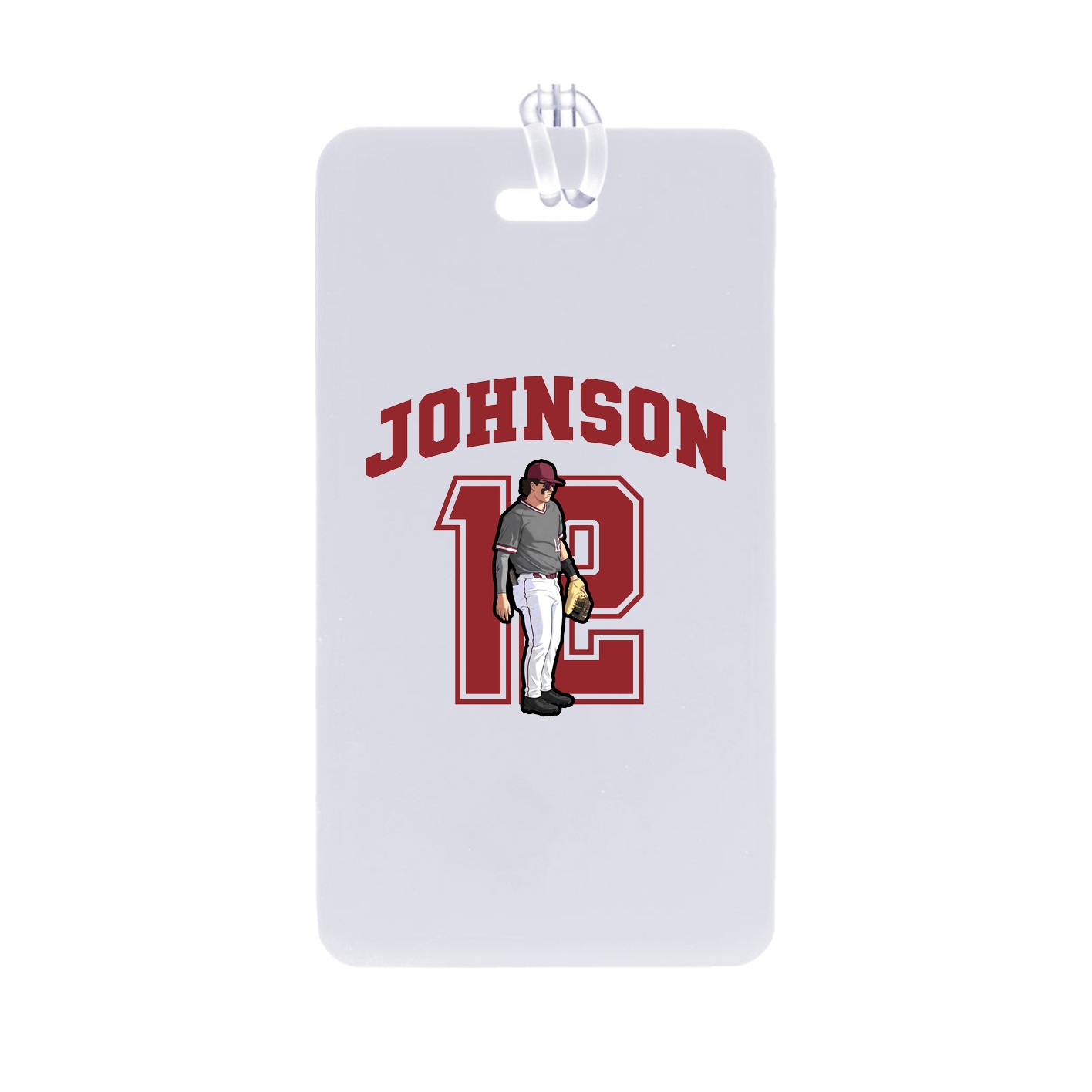 Bag Tag — Number in Classic