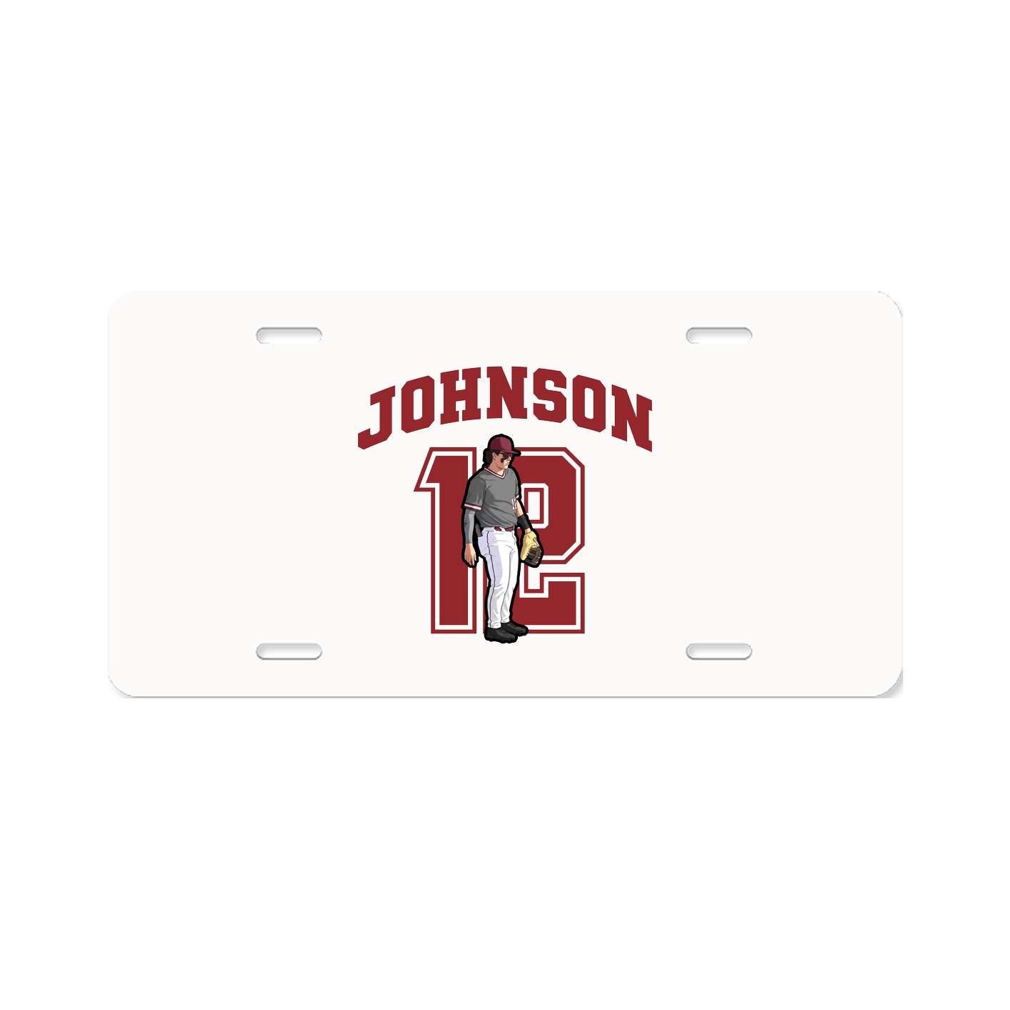 License Plate — Number in Classic