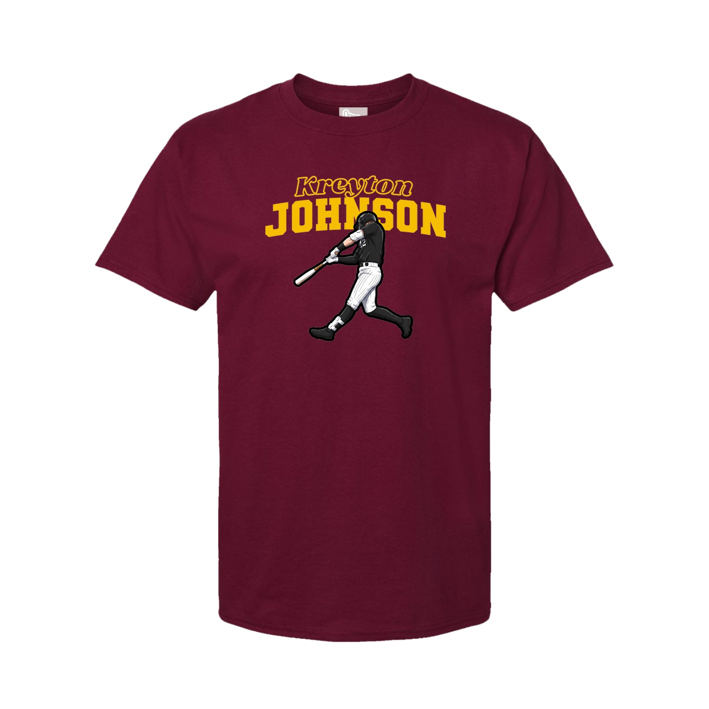 Youth Tee — Name Arch in Cardinal