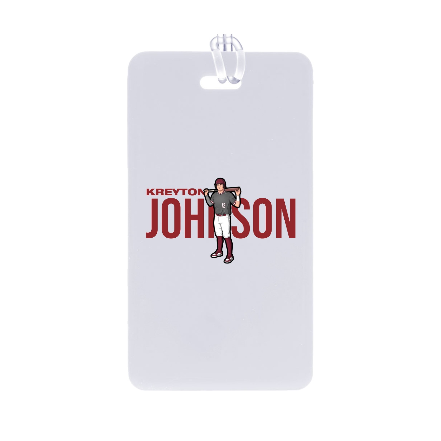 Bag Tag — Player Name in Classic