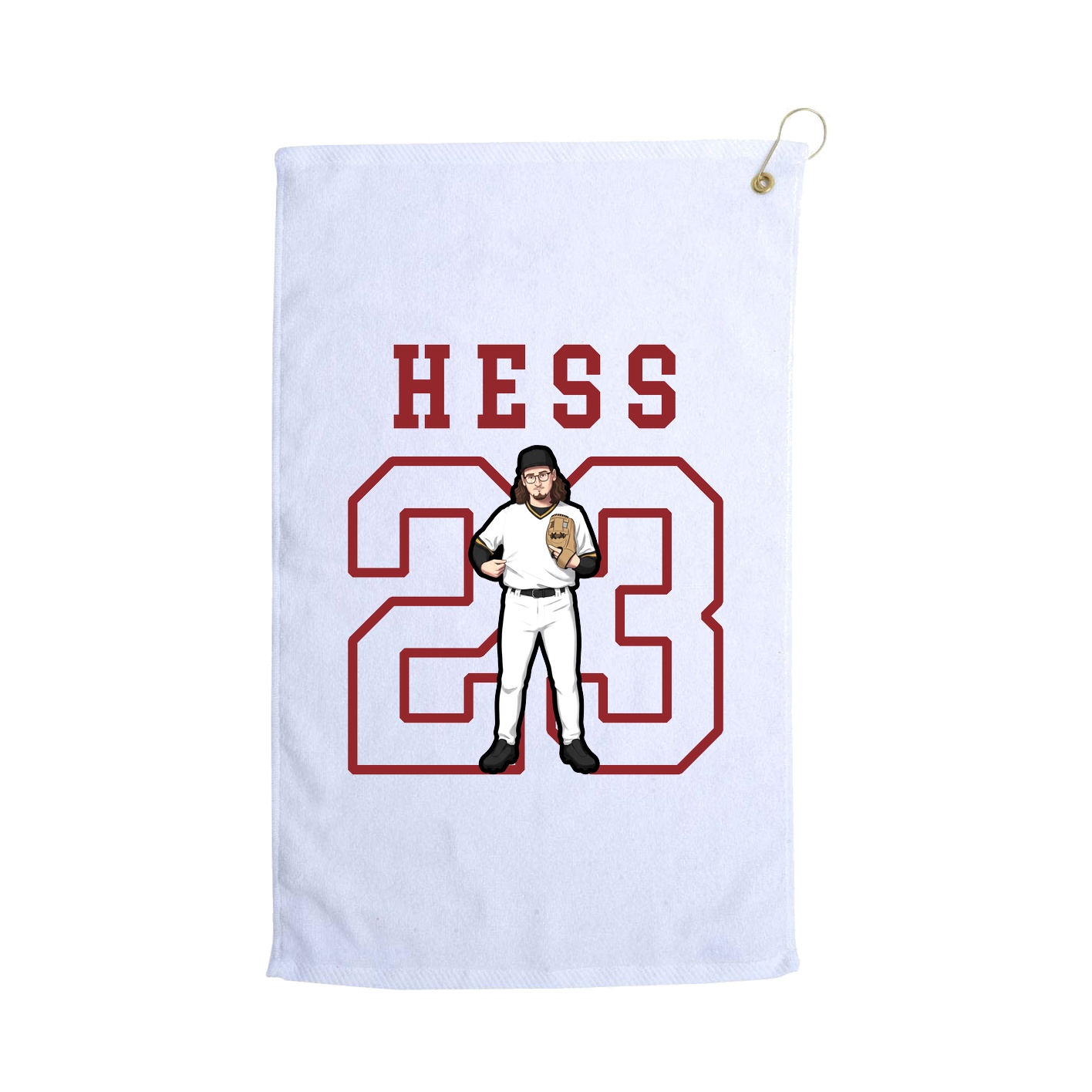 Golf Towel — Shirsey in White