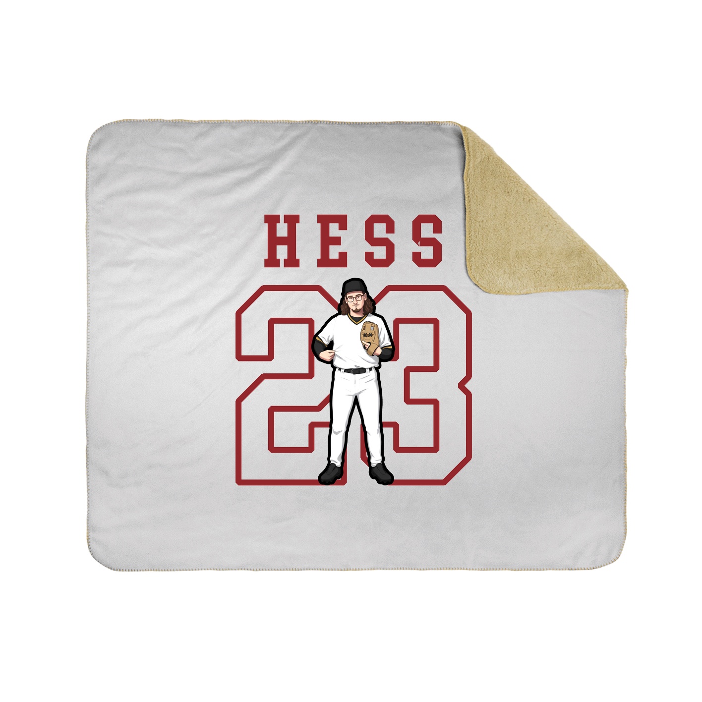Throw Blanket — Shirsey in White