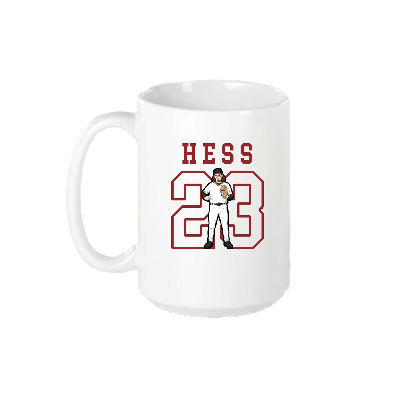 15oz Coffee Mug — Shirsey in White